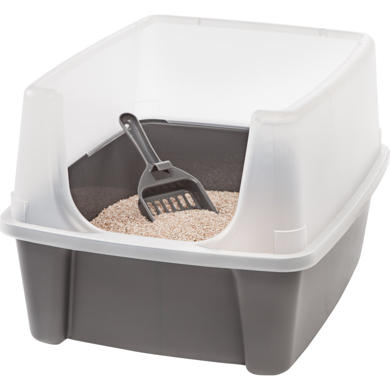 Zoey Tails Plastic Standard Litter Box with Scoop & Reviews Wayfair